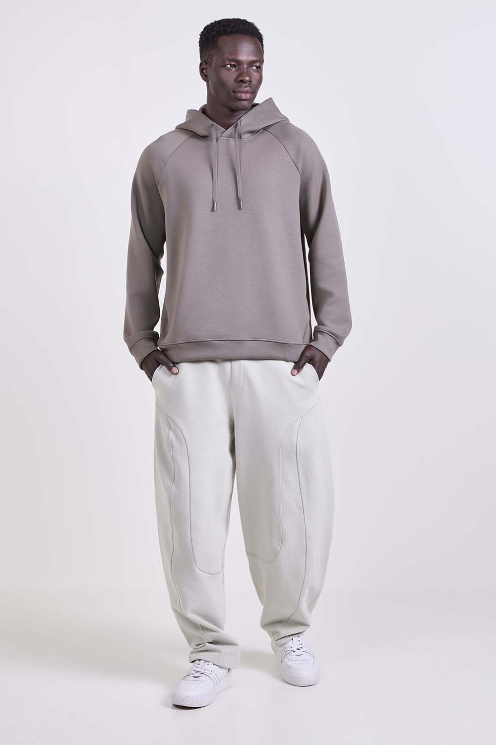 Smooth Spacer Pullover Hoodie